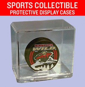 Sports Collectible Protective Display Cases - Custom Plastic